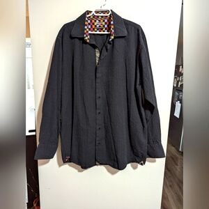 - Visconti 2XL men's Long Sleeve cotton shirt. Big and tall. EUC. Long sle…